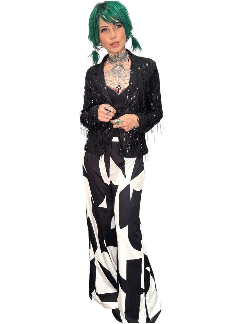Nanette Lepore Sequin blazer